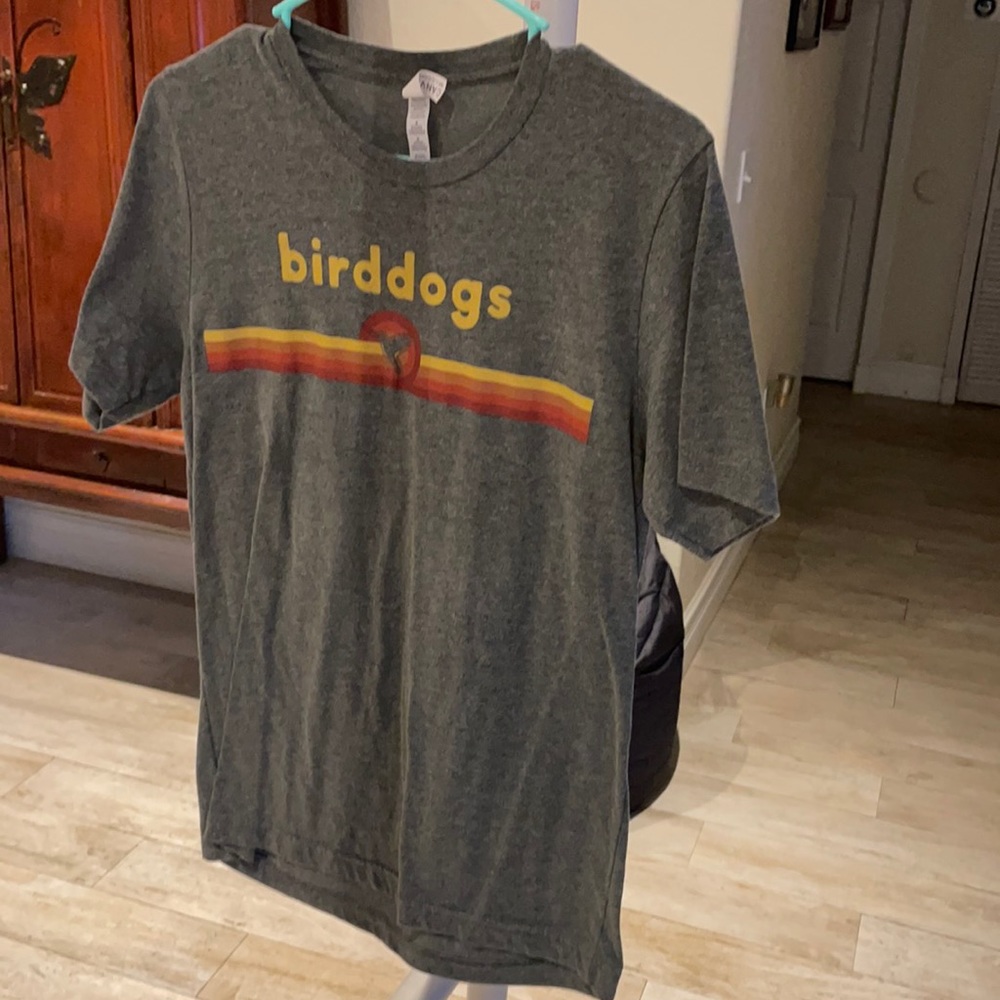 BirdDogs Mens Medium Grey Tee